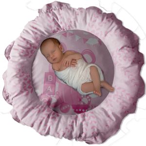 Pink Bear Baby Nest