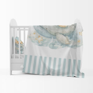 Baby Bedding - Whale and Bear