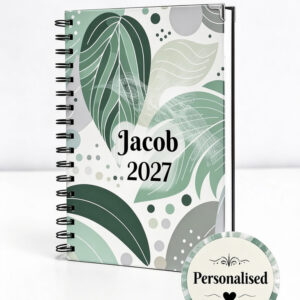 Personalised 2027 diary with custom name